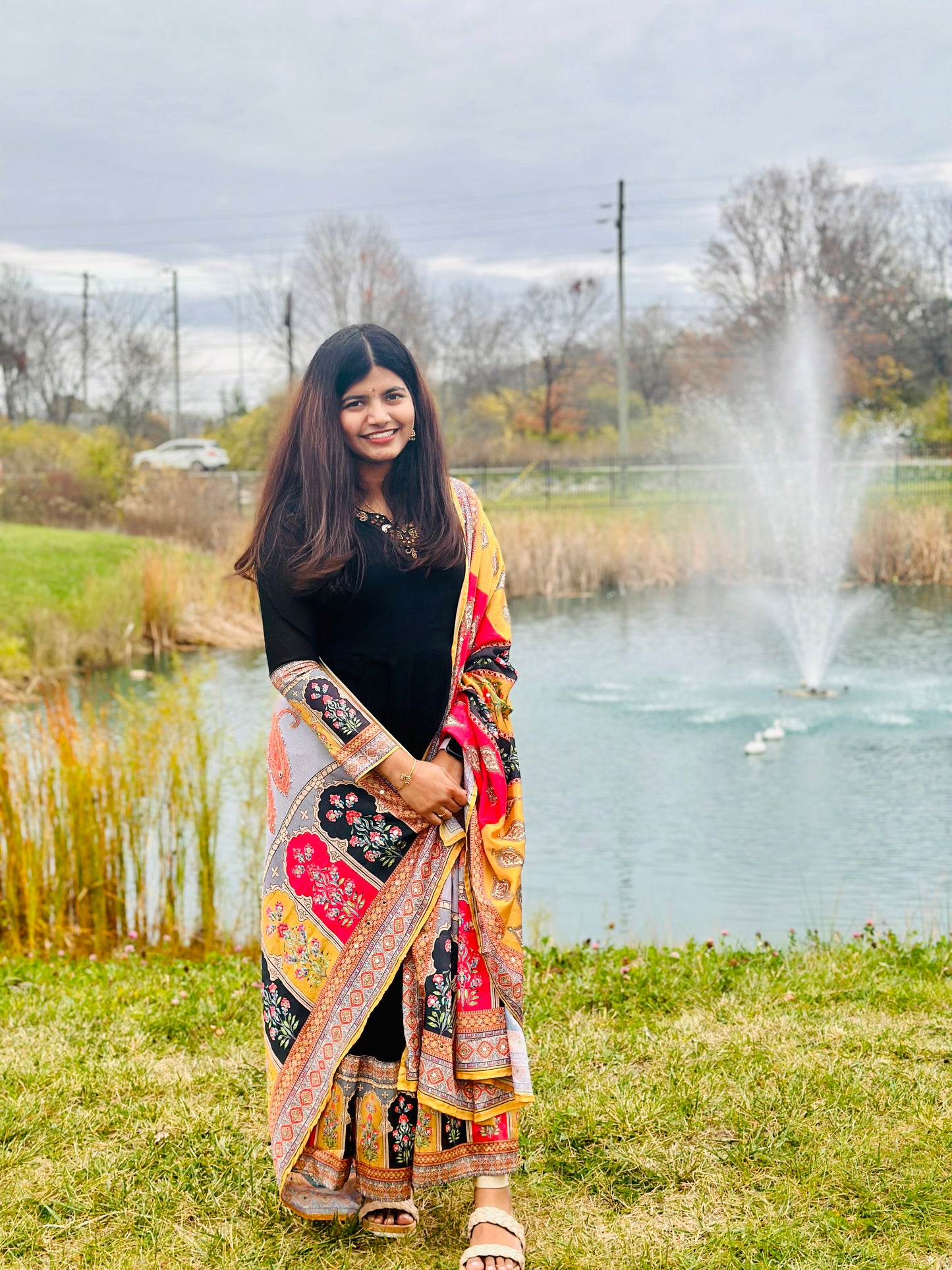 🌸 Flair Umbrella Kurti & Dupatta Combo 🌸